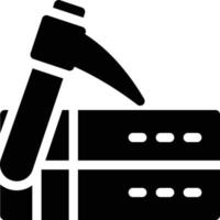 illustrazione vettoriale mineraria su uno sfondo simboli di qualità premium. icone vettoriali per il concetto e la progettazione grafica.