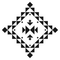 geometrico etnico modello arte. americano, messicano stile. sfondo azteco tribale ornamento. vettore