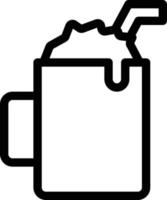 illustrazione vettoriale delle bevande su uno sfondo. simboli di qualità premium. icone vettoriali per il concetto e la progettazione grafica.