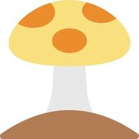 illustrazione vettoriale di funghi su uno sfondo. simboli di qualità premium. icone vettoriali per il concetto e la progettazione grafica.