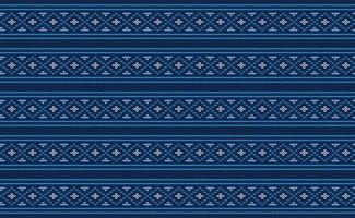 blu zigzag ricamo modello, rombo a maglia ripetere sfondo, vettore tessile modello sfondo