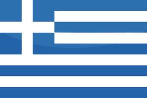 Grecia bandiera mano disegnato, eur mano disegnato vettore