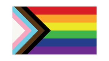 nuovo LGBTQ diritti orgoglio bandiera. progressivo orgoglio bandiera. vettore