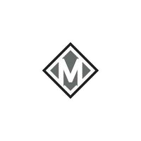 logo della lettera m o disegno dell'icona vettore