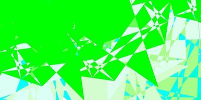 sfondo vettoriale verde chiaro con forme poligonali.