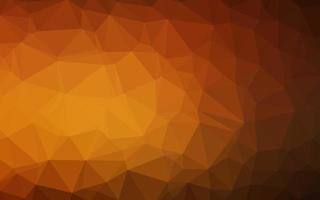 copertura a mosaico triangolo vettoriale arancione scuro.