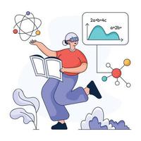 un' personalizzabile piatto illustrazione di globale commercio vettore