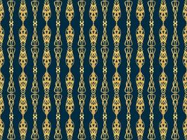 elegante geometrico senza soluzione di continuità modello con tribale forma. progettato nel ikat, boho, azteco, gente, motivo, lusso Arabo stile. ideale per tessuto indumento, ceramica, sfondo. vettore illustrazione