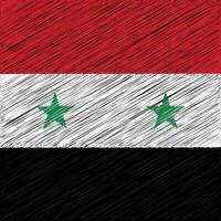 Siria indipendenza giorno 17 aprile, piazza bandiera design vettore