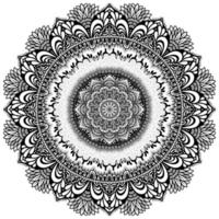 mandala forme facile per colorazione vettore mandala fiore orientale fiore modello illustrazione