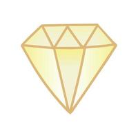 oro diamante, premio, successo, caro, migliore e vip, lusso gioiello icona cartello. piatto schema vettore illustrazione, nozze pietra preziosa, brillante, elegante cristallo simbolo.
