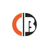cb lettera logo vettore