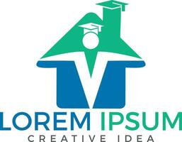 formazione scolastica logo design. istituzionale e educativo vettore logo design.