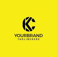 ck c K lettera logo design vettore creativo moderno