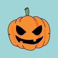 spaventoso zucca Halloween maschera vettore