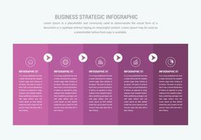 modificabile attività commerciale strategico Infografica illustrazione vettore