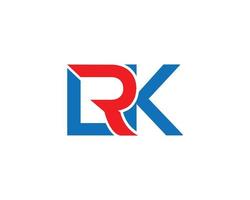 creativo lettera lrk e rlk logo design modello con geometrico vettore concetto.