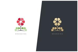benessere, natura e Salute vettore logo concetto design
