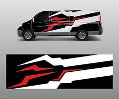 furgone decalcomania avvolgere design vettore per azienda il branding . grafico avvolgere decalcomania e etichetta modello vettore