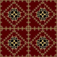 elegante geometrico senza soluzione di continuità modello con tribale forma. progettato nel ikat, boho, azteco, gente, motivo, lusso Arabo stile. ideale per tessuto indumento, ceramica, sfondo. vettore illustrazione.