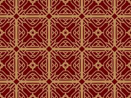 elegante geometrico senza soluzione di continuità modello con tribale forma. progettato nel ikat, boho, azteco, gente, motivo, lusso Arabo stile. ideale per tessuto indumento, ceramica, sfondo. vettore illustrazione.