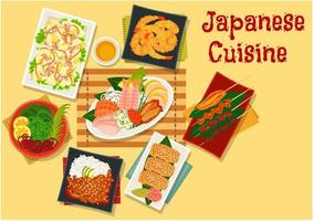 giapponese cucina pranzo icona per menù design vettore