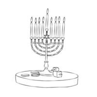 è bellissimo chanukah immagine. vettore