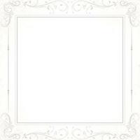 cornice vintage ornamento floreale su bianco vettore