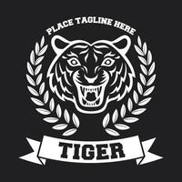 tigre icona e logo. vettore illustrazione