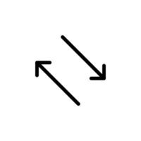 freccia cartello simbolo linea icona adatto per qualunque scopo vettore