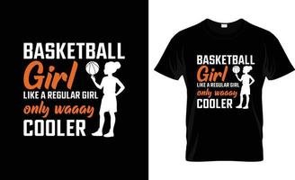 pallacanestro maglietta disegno, pallacanestro maglietta slogan e abbigliamento disegno, pallacanestro ragazza piace un' pallacanestro tipografia, pallacanestro vettore, pallacanestro illustrazione vettore