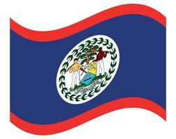 bandiera di Belize. preciso dimensioni, elemento proporzioni e colori vettore