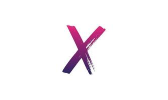 lettera X logo design vettore gratuito vettore modello.