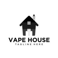 Vape logo design per Vape negozio vettore