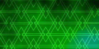 trama vettoriale verde chiaro con stile triangolare.