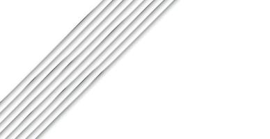 astratto bianca sfondo con acciaio linee, vuoto ragnatela modello cartolina per pubblicità - vettore