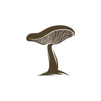 funghi logo design vettore