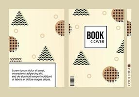 colorato astratto minimalista stile copertina prenotare, Memphis geometrico sfondo per pagina copertina modello, riviste, opuscoli, manifesti, cataloghi vettore