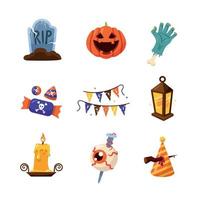 Halloween festa festa icona concetto vettore