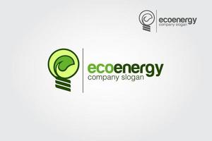 eco energia vettore logo modello. un' pulito moderno simbolo per futuro logo eco amichevole energia aziende.