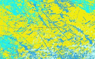 astratto grunge struttura blu e giallo colore sfondo vettore