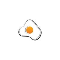 uovo logo icona vettore cibo
