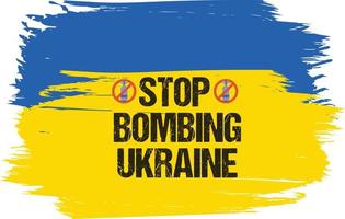fermare bombardamento Ucraina gratuito vettore