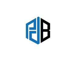 pdb logo lettera design vettore concetto modello elemento.