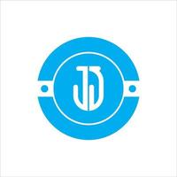 semplice moderno jj j monogramma logo vettore