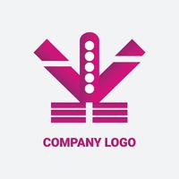 creativo logo astratto attività commerciale e piatto vettore logo design modello elemento.