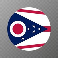 Ohio stato bandiera. vettore illustrazione.