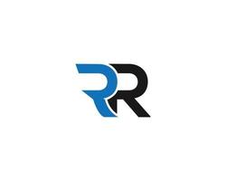 rr lettera logo unico attraente creativo moderno iniziale design vettore concetto.