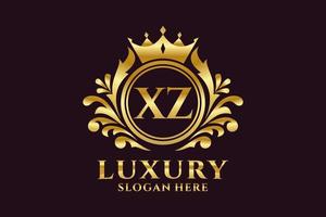 iniziale xz lettera reale lusso logo modello nel vettore arte per lussuoso il branding progetti e altro vettore illustrazione.