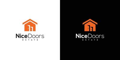 moderno e professionale porta azienda logo design 6 vettore